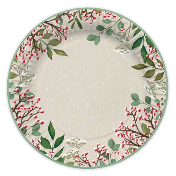 Pk.8 TRADITIONAL PAPER PLATES (12s)