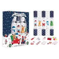 10 FAM.SANTA & FRIENDS CRACKERS 12"(12s)