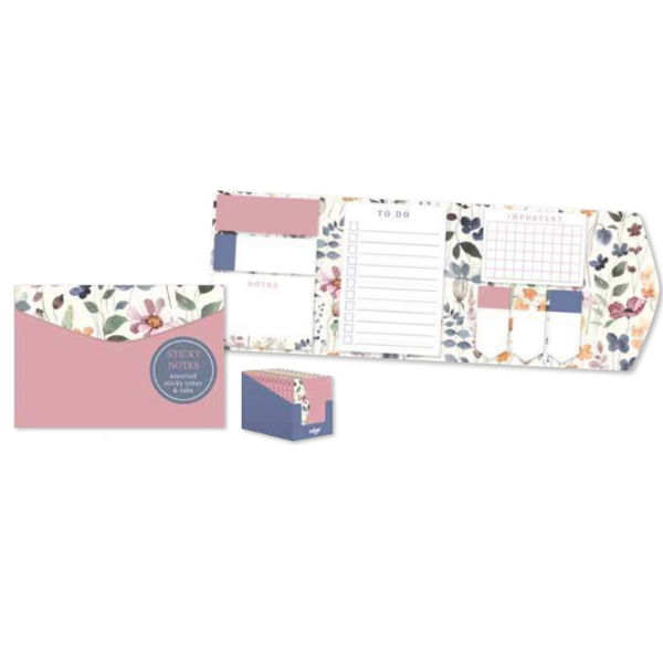 WILD BLOOM STICKY NOTE SET (6s)