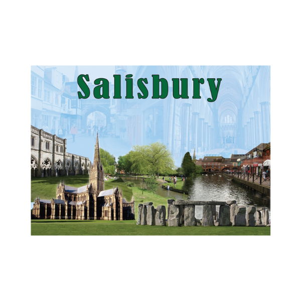 POSTCARD: SALISBURY & STONE HENGE