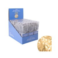40 LED STRING LIGHTS WM. WHITE (24s)