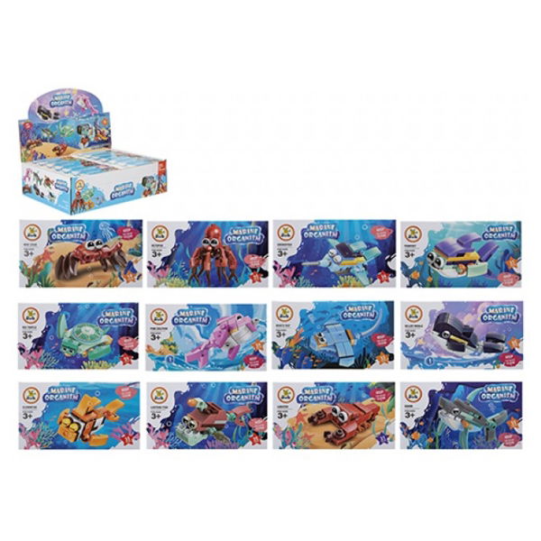 SEALIFE 12ASSTD BULID BLOCKS D/BOX (12s)