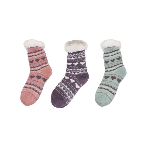 *LADIES' WINTER SOCKS 3 asstd. (12s)