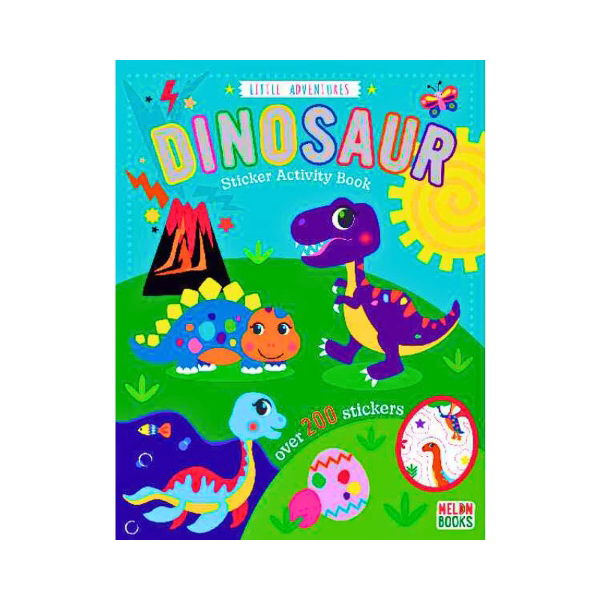 LITTLE ADVENTURES DINO.STICKER ACTIVITY