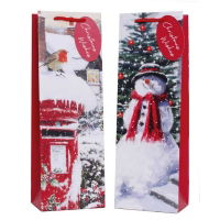 TRAD. SNOWMAN BOTTLE BAG (12s)