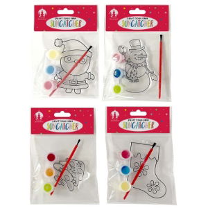 PAINT YR.OWN XMAS SUNCATCHER (24s)