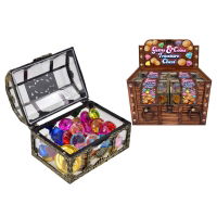 GEMS+COINS TREASURE CHEST IN D/BOX (8s)