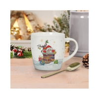 *XMAS BUG ART SANTA MUG (6s)