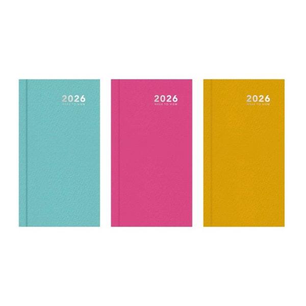 SLIM BRIGHTS WTV HARDCOVER DIARY(12s)