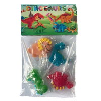 PACK OF 4 DINOSAUR LOLLIES (24s)
