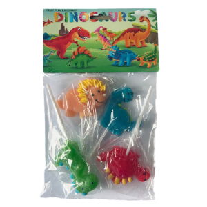 PACK OF 4 DINOSAUR LOLLIES (24s)