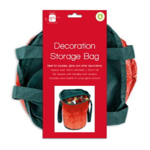 DECORATIONS STORAGE BAG (12s)