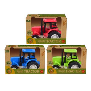 BIO PLASTIC 12CM TRACTOR BOXED (12s)