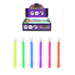 STRETCH CENTIPEDES 17CM 6ASSTD D/B (24s)