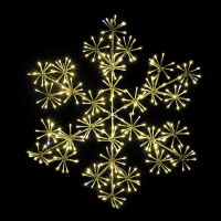 300 LED STARBURST SNOWFLAKE 60cm (2s)