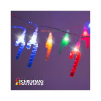 20 LED CANDY CANE STRING LIGHTS (24s)