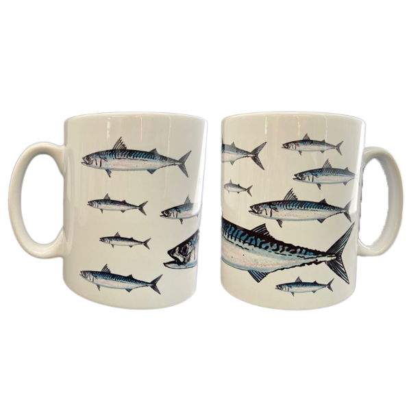 MULTI MACKEREL COFFEE MUG UNBOXED (12s)