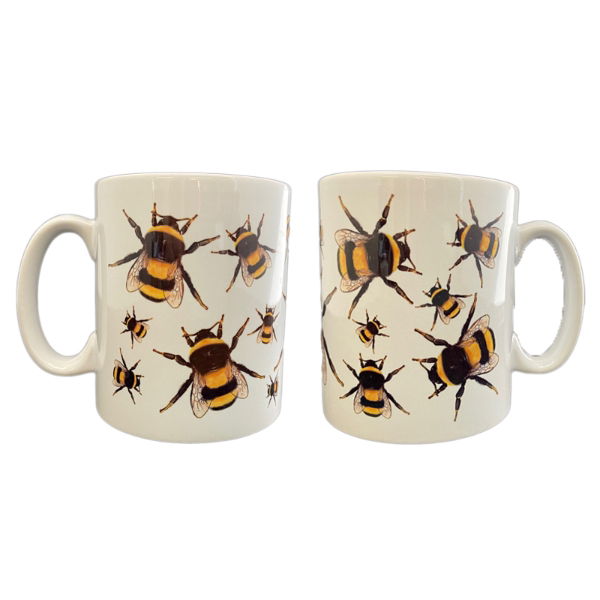 MULTI BUMBLEBEE COFFEE MUG UNBOXED (12s)