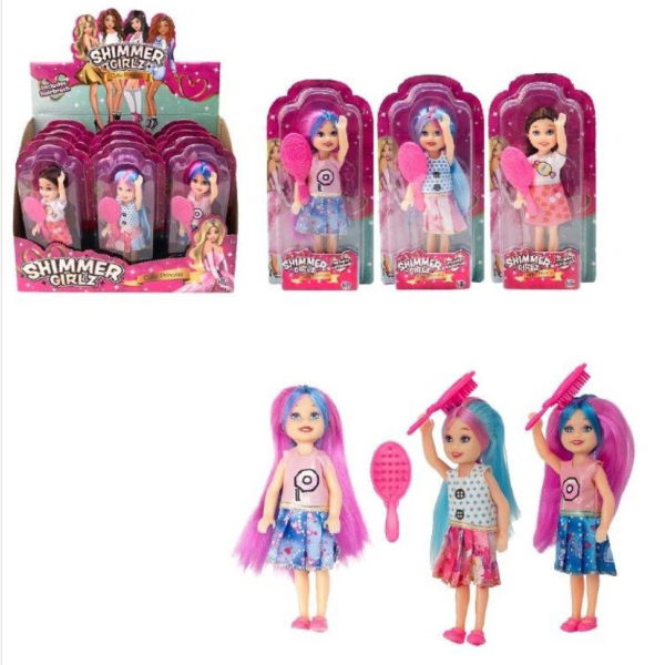 SHIMMER GIRLZ PRINCESS DOLL D/BOX (12s)