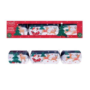 JUMBO SANTA & SLEIGH CRACKER 17.5"(12s)