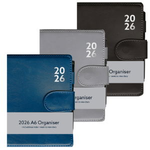 A6 WTV ORGANISER W. PEN (12s)
