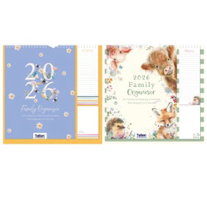 L/S BEES/ANIMALS FAMILY PLANNER (12s)