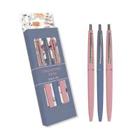 WILD BLOOM SET 3 BALLPOINT PENS (6s)