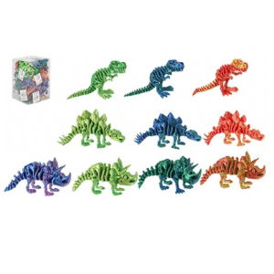 3D PRINTED 12CM DINOSAURS 4ASSTD (30s)
