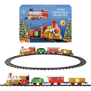 SOUND & LIGHT XMAS TRAIN SET 3.3m(3s)