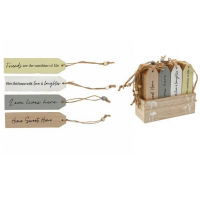 MEADOW WOODEN WORD PLAQUES D/BOX (24s)