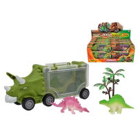 DINO TRUCKS WITH DINOSAURS D/BOX (12s)