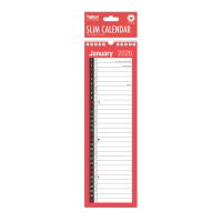 SLIMLINE PLANNER RED/BLACK (12s)