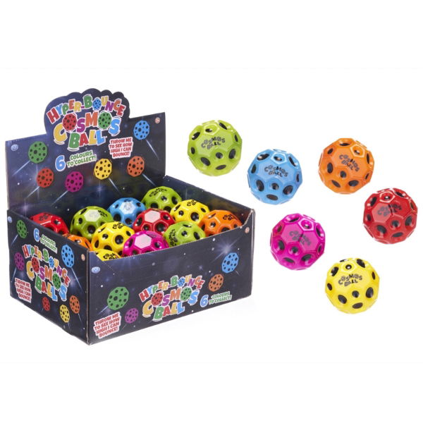 COSMO HYPER-BOUNCE BALL 6COLS D/BOX(12s)