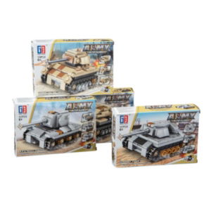 4ASSTD TANK BRICK SET KITS 137PCS (12s)