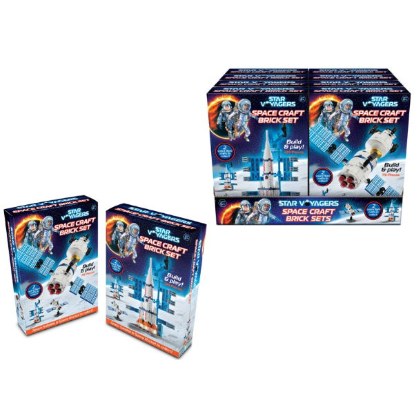 2ASSTD SPACE FLIGHT BRICK SETS DB (8s)