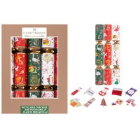 10 LUX.12 DAYS OF XMAS CRACKERS 14"(12s)