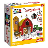 CREATE & COLOUR FARMYARD SET (6s)