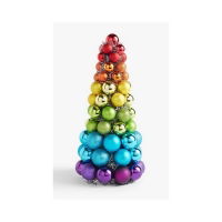 41cm RAINBOW BAUBLE TREE (2s)