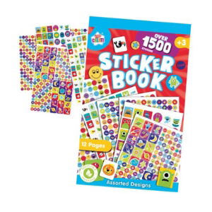 1500 pc STICKER BOOK (12s)