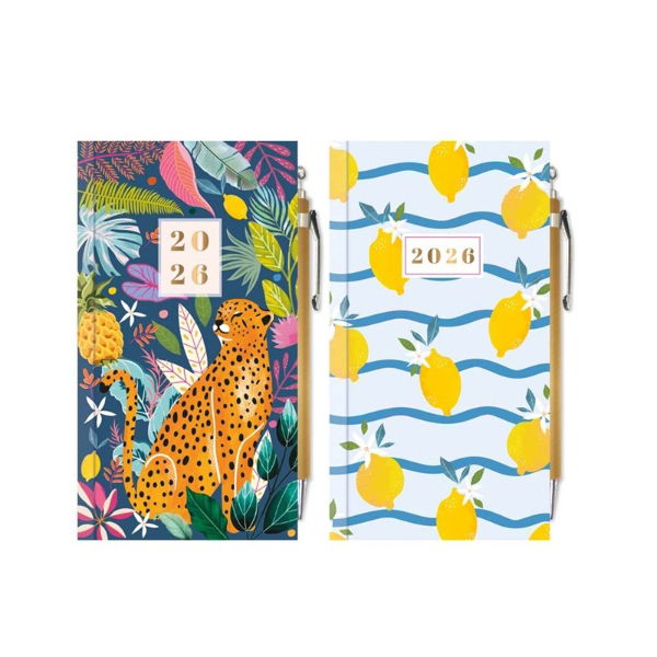 SLIM WTV SAFARI DIARY W. PEN (12s)